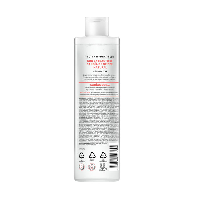 Agua Micelar Ponds Fruity Hydra Sandia X 300Ml