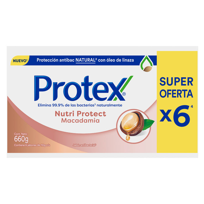 Pack Jabón Protex Macadamia X 6 Unidades
