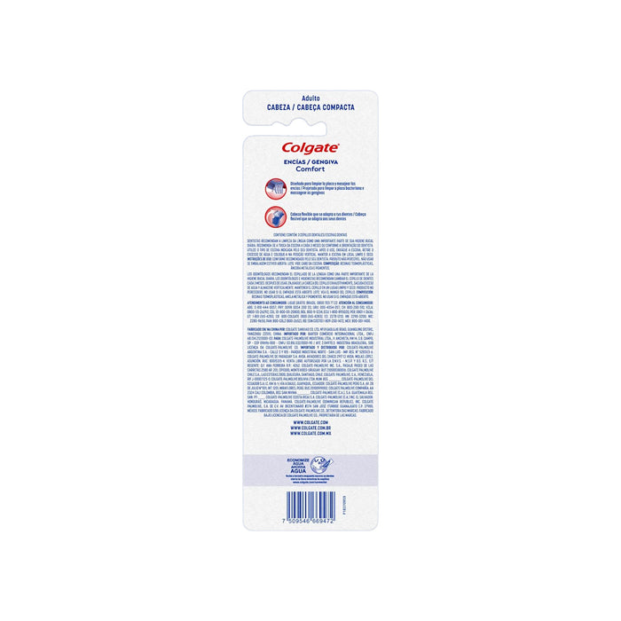Colgate Cepillo Encias Comfort Pqte X 3 Unid Suave
