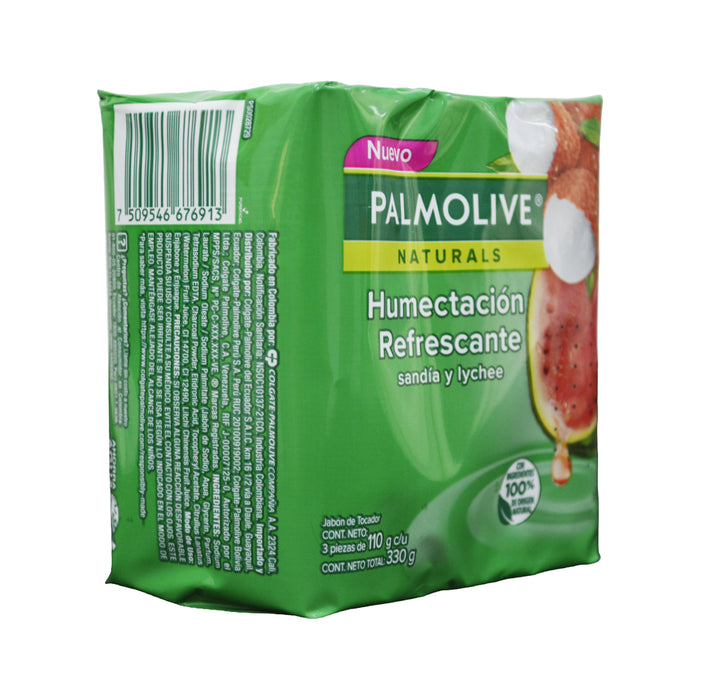 Palmolive Pack Jabon Humectacion Refrescante 110G X 3 Unidades