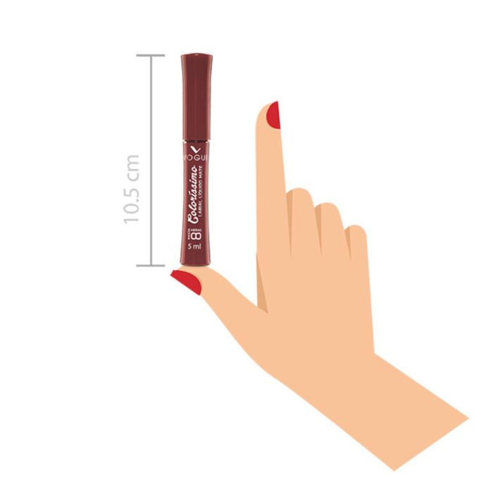 Labial Liquido Mate Vogue Colorissimo Canela X 5Ml