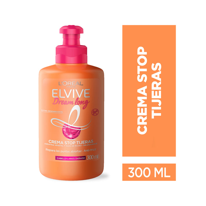 Crema Para Peinar Elvive Dream Long - Cabello Largo Dañado X 300Ml