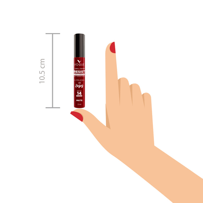 Labial Liquido Vogue Resist Poderosa X 3Ml