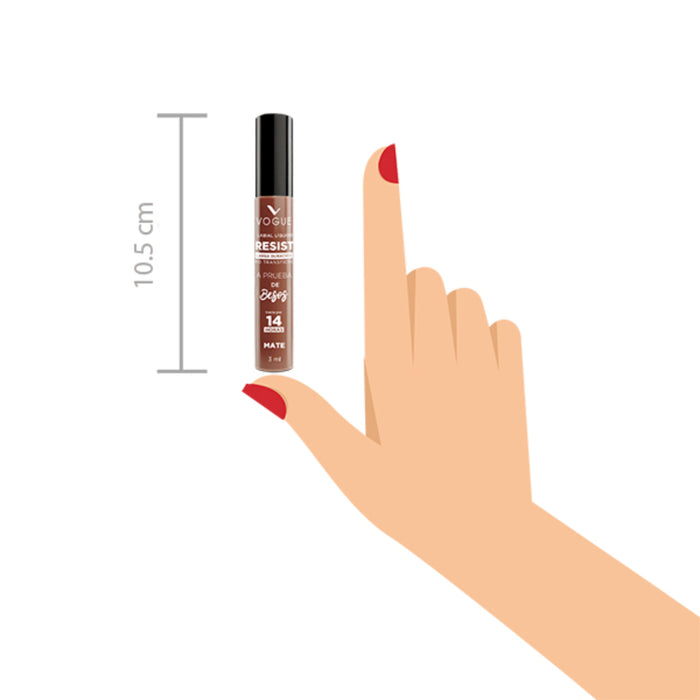 Labial Liquido Vogue Resist Cálida X 3Ml