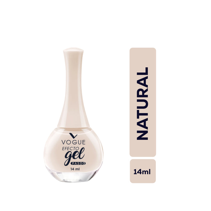 Esmalte Vogue Efecto Gel Natural X 14Ml