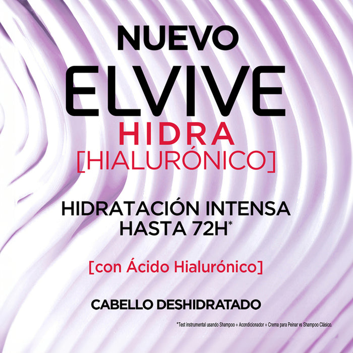 Crema Para Peinar Elvive Hidra Hialurónico - Cabello Deshidratado X 300Ml