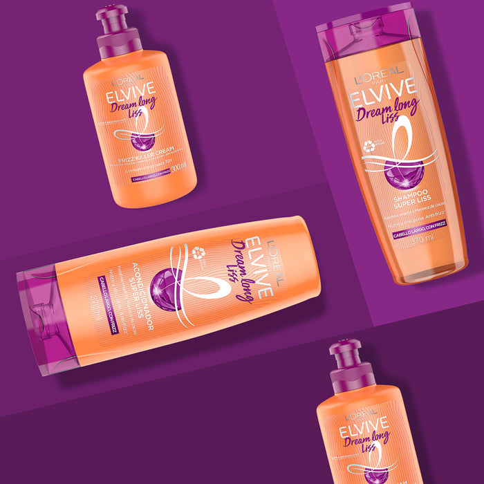 Shampoo Elvive Dream Long Liss - Cabello Largo Con Frizz X 370Ml