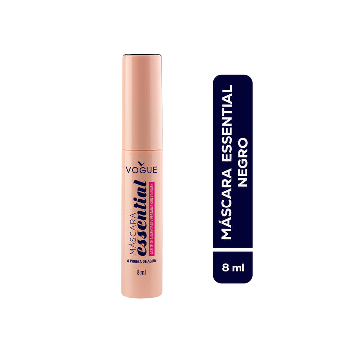 Mascara De Pestañas Vogue Essential Negro X 8Ml