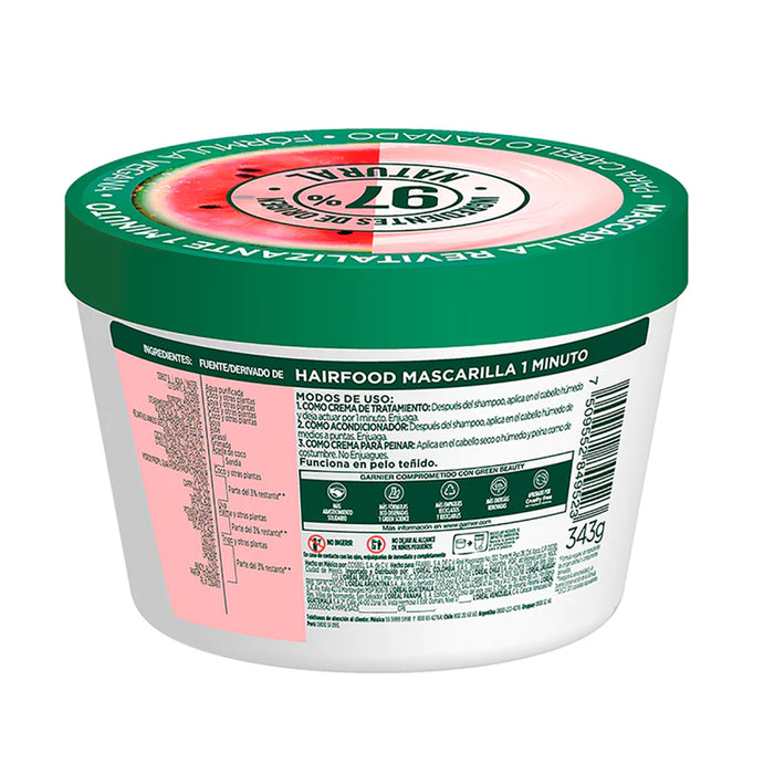 Mascarilla Garnier Fructis Hair Food Sandía X 350Ml