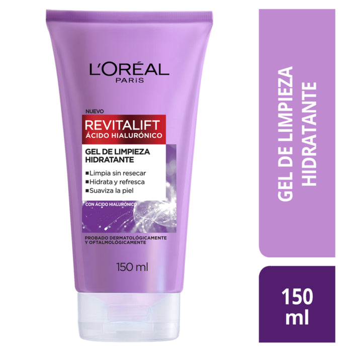 Gel Limpiador L'oréal Ácido Hialurónico - Anti Impurezas X 150Ml