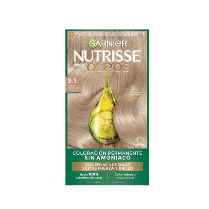 Tinte 9.1 Garnier Nutrisse Rubio Muy Claro