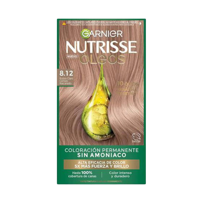 Tinte 8.12 Garnier Nutrisse Rubio Claro