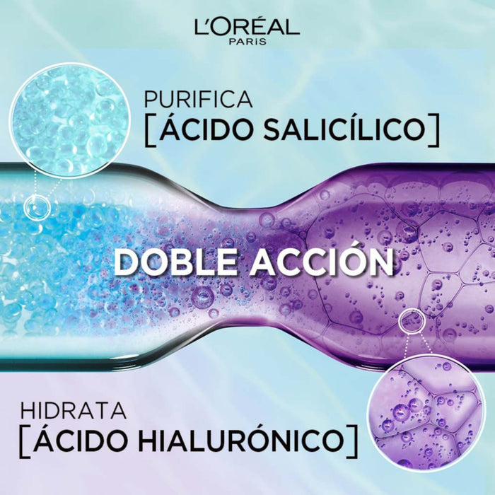 Shampoo Elvive Hialurónico Pure - Raíz Grasa Puntas Deshidratadas X 370Ml