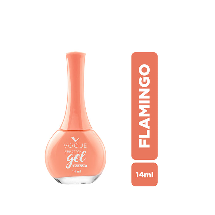 Esmalte Vogue Efecto Gel Flamingo X 14Ml