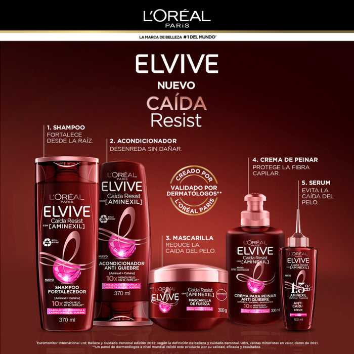 Shampoo Elvive Anti Caida - Cabello Quebradizo X 370Ml