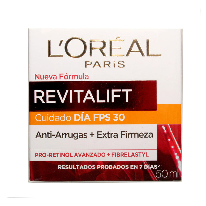 Crema Antiarrugas Día Fps 30 L'oreal Revitalift X 50Ml