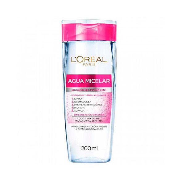 Agua Micelar L'oréal Hidra-Total 5 Desmaquillante X 200Ml