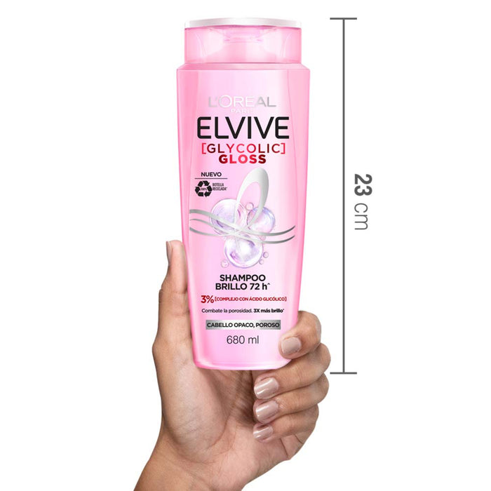 Shampoo Elvive Glycolic Gloss X 680Ml