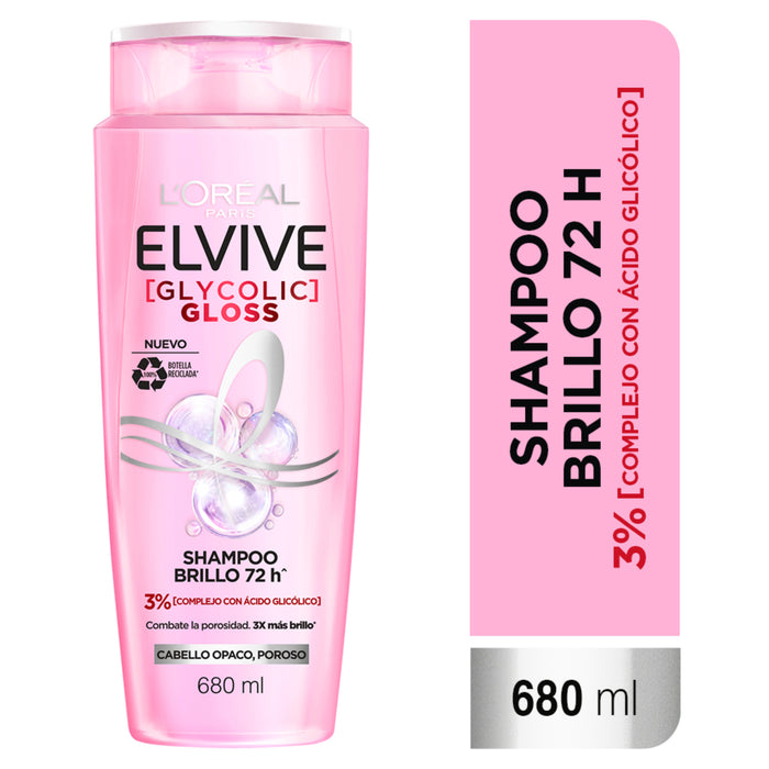 Shampoo Elvive Glycolic Gloss X 680Ml