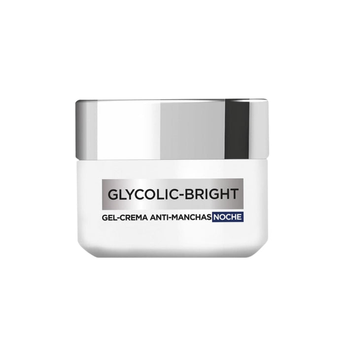 Gel-Crema Noche Antimanchas L'oreal Glycolic-Bright X 50Ml