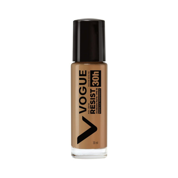 Base Líquida Vogue Resist Fps 18 30H Canela X 30 Ml
