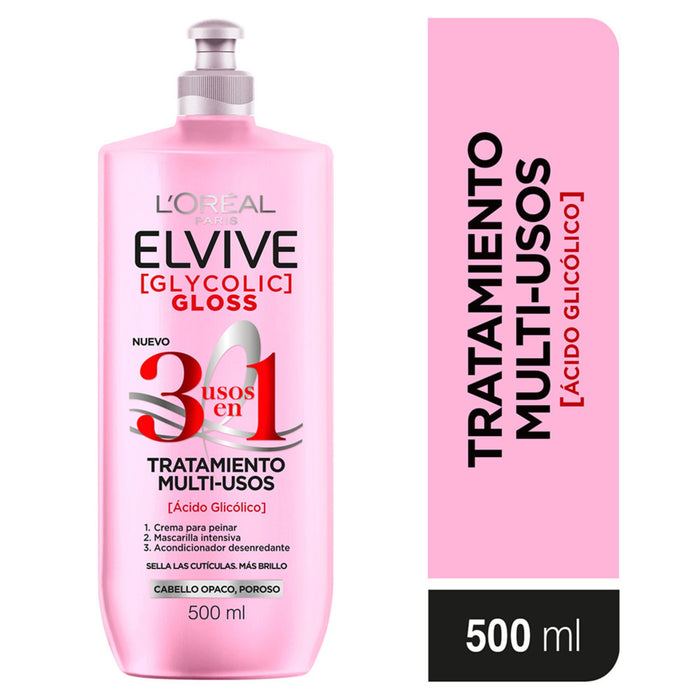 Crema Elvive Multi-Usos Glycolic Gloss X 500Ml
