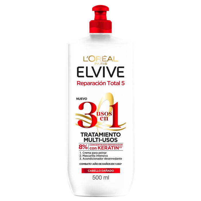 Crema Elvive Multi-Usos Reparacion Total X 500Ml