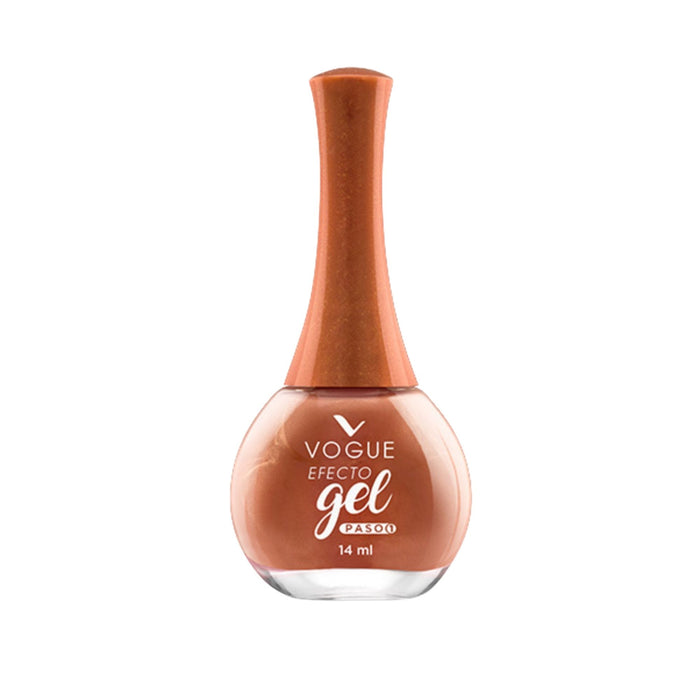 Esmalte Vogue Efecto Gel Tono Mocha X 14Ml