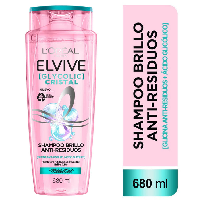 Shampoo Elvive Glycolic Cristal X 680Ml