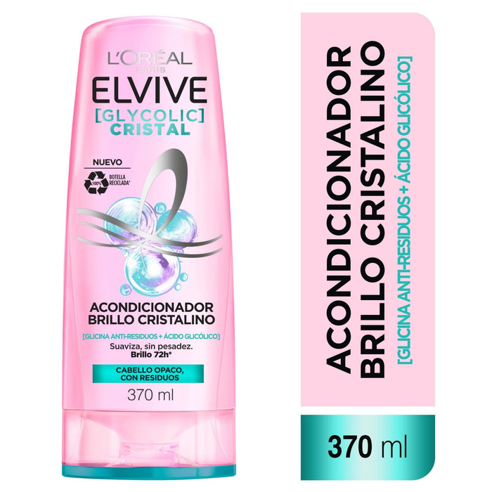 Acondicionador Elvive Glycolic Cristal X 370Ml