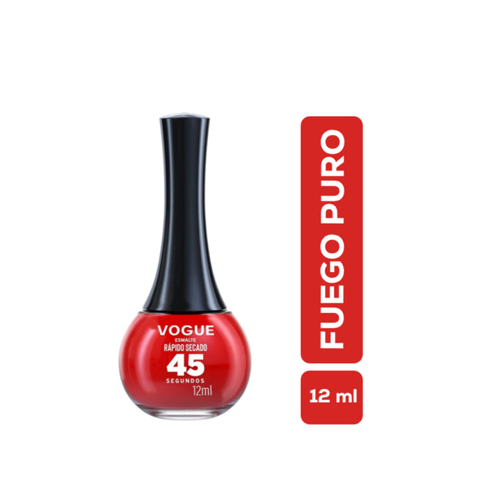 Esmalte Vogue Secado Rapido Fuego Puro X 12Ml