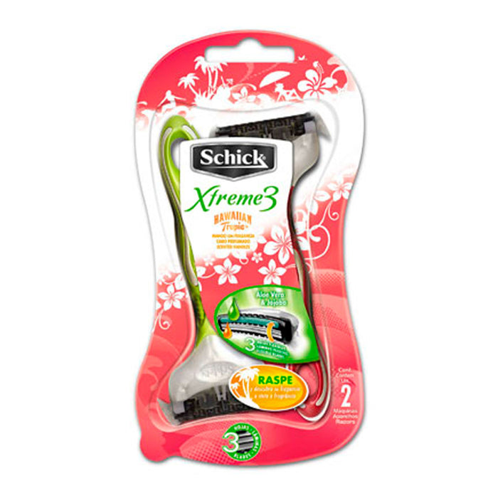 Schick Xtreme 3 Blíster Delicada Rosa X 2 Unidades