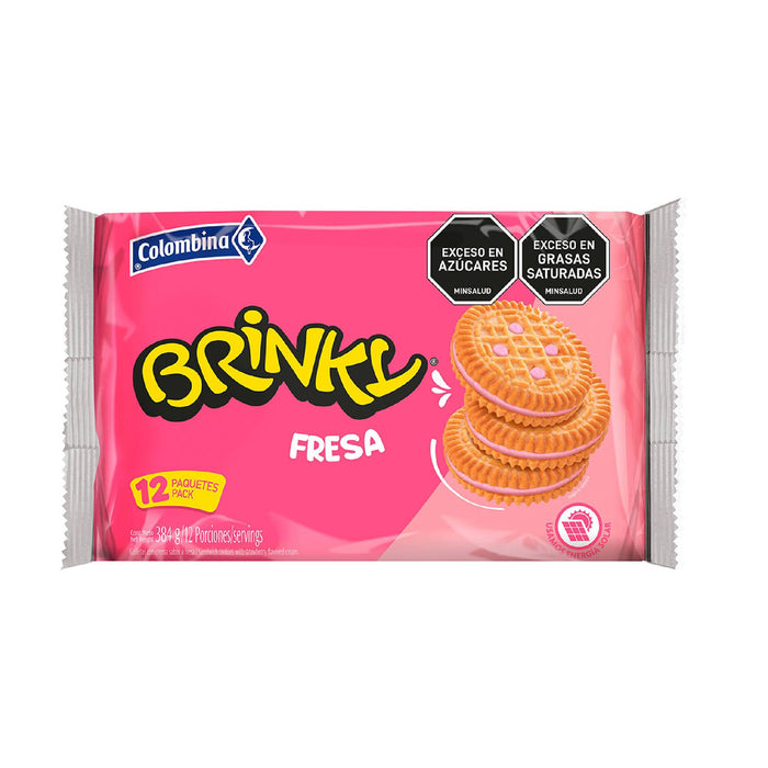 Galleta Colombina Brinky Fresa X 25G