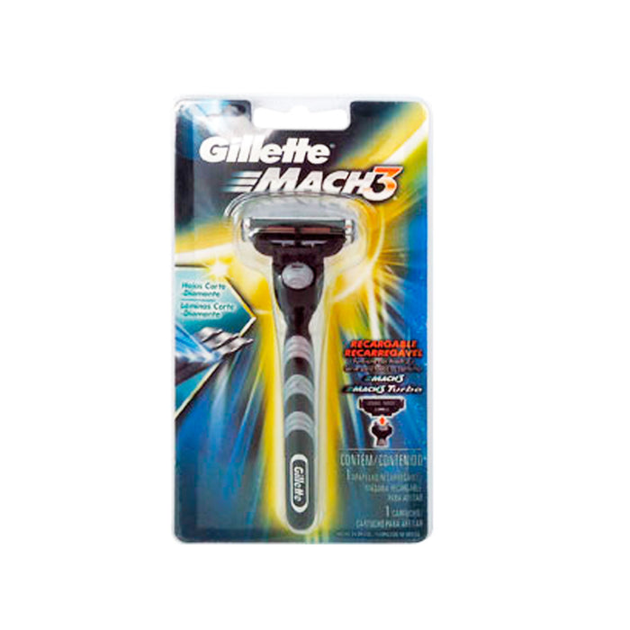 Gillette Mach3 Turbo Negro Olimpiadas X Unidad