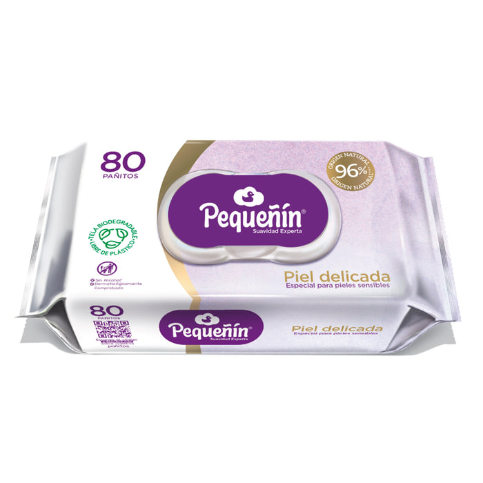 Pequenin Toallas Humedas Piel Delicada X 80 Unidades