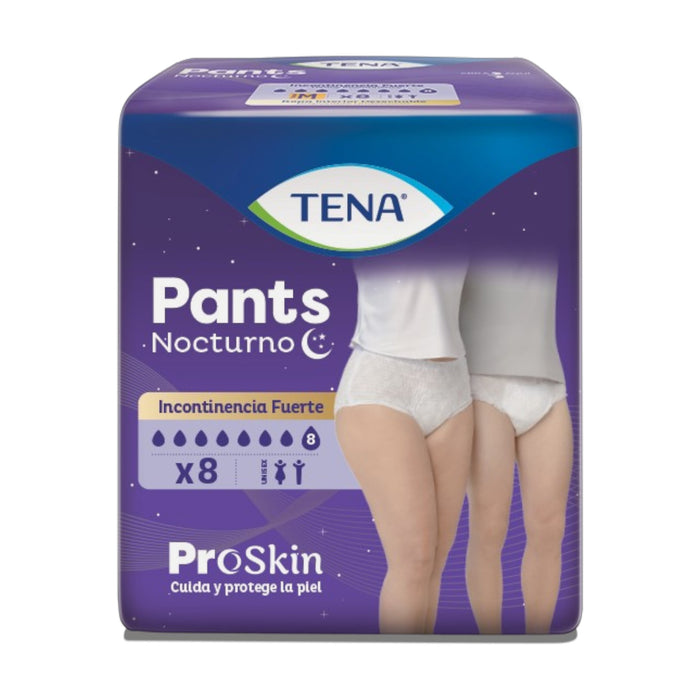 Ropa Intima Tena Pants Nocturno Talla M X 8 Unidades