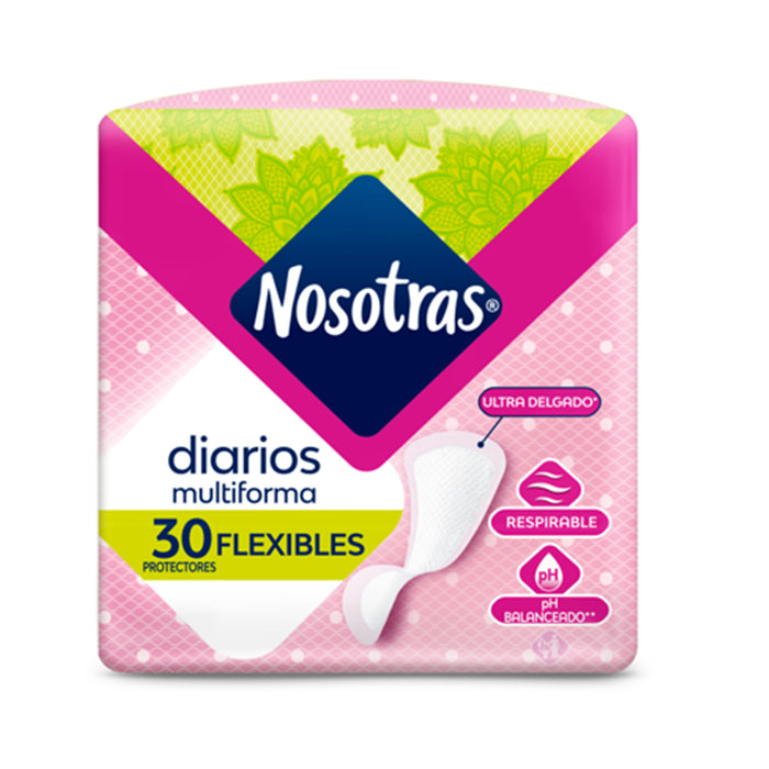 Nosotras Diarios Flexibles X 30 Unidades