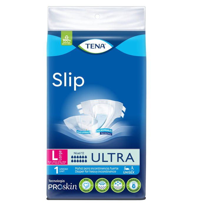 Tena Slip Panal Talla L Unisex Para Adutlo X Unidad