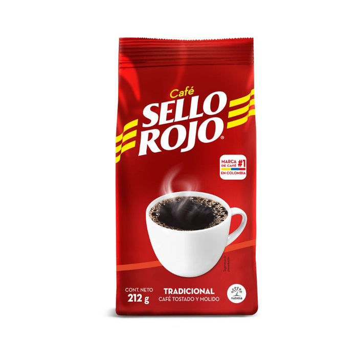Café Tostado Y Molido Sello Rojo Tradicional X 212G