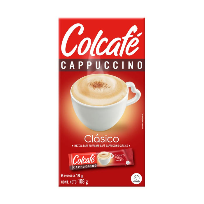 Mezcla Para Preparar Cappucino Colcafe Clásico X 108G