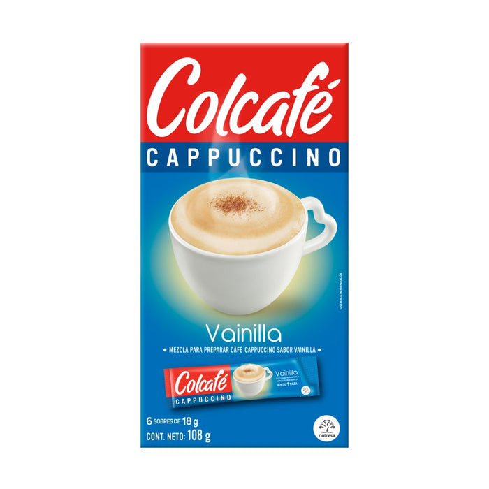 Mezcla Para Preparar Cappucino Colcafe Vainilla X 108G