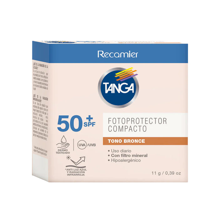 Fotoprotector Compacto Recamier Tanga Spf 50+ Bronce X 11G