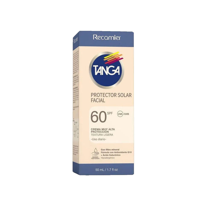 Protector Solar Recuperador Tanga Crema Facial Spf 60 X 50Ml