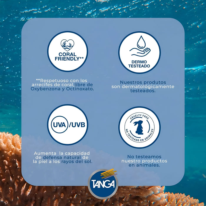Protector Solar Recuperador Tanga Spf 60 Crema X 130Ml