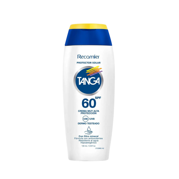 Protector Solar Recuperador Tanga Spf 60 Crema X 130Ml