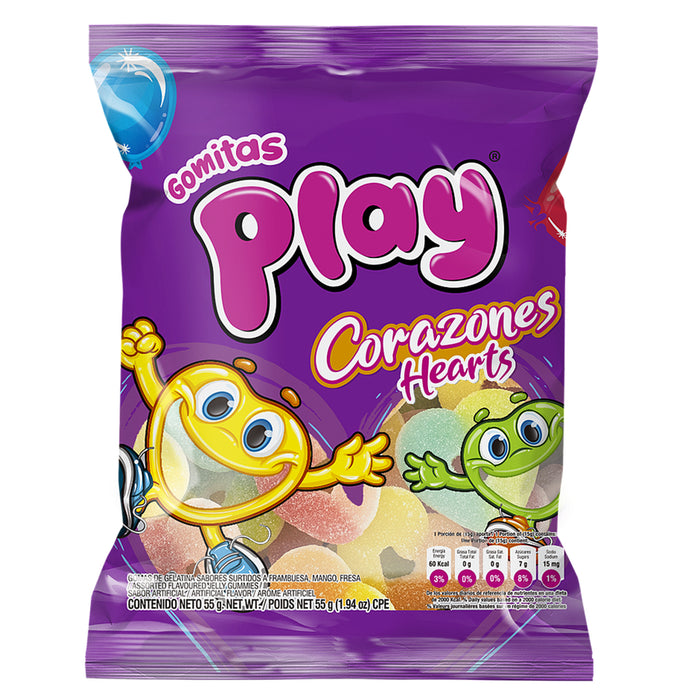 Gomitas Play Corazones X 55G