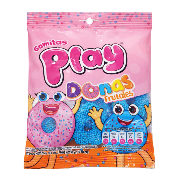 Gomitas Play Donas Frutales X 55G