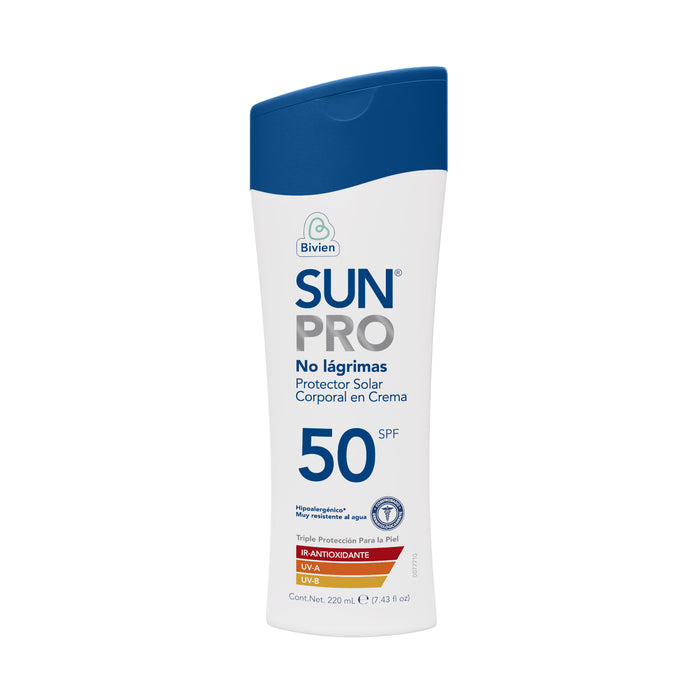 Protector Solar Sunpro Crema Spf 50 X 220Ml