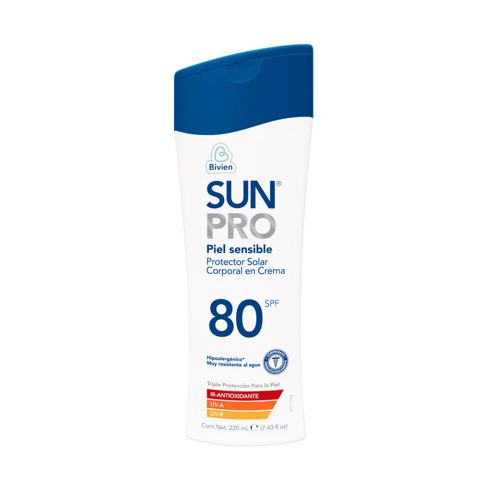 Protector Solar Sunpro Piel Sensible Spf 80 X 220Ml