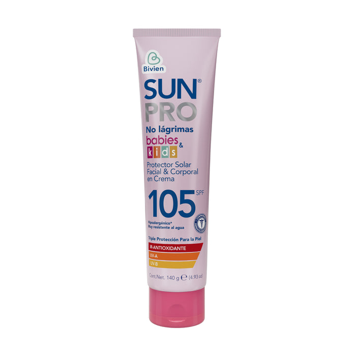 Protector Solar Sunpro Spf 105 Babies Y Kids X 140G